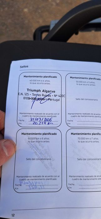 Triumph 900 gt (muitos extras)