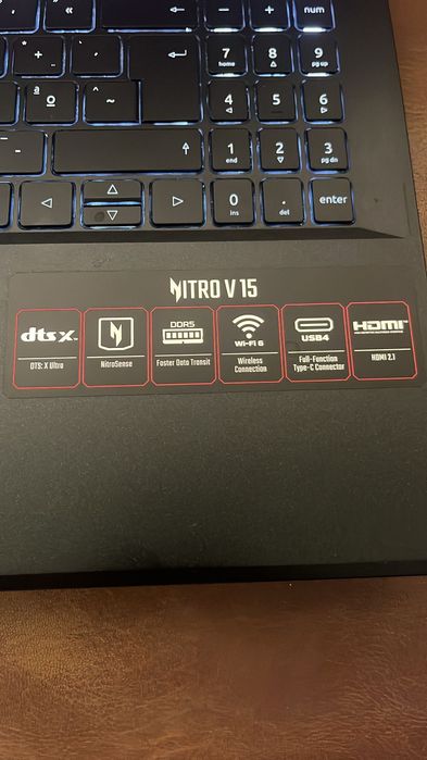 Acer Nitro v15  Ryzen7  Rtx4060