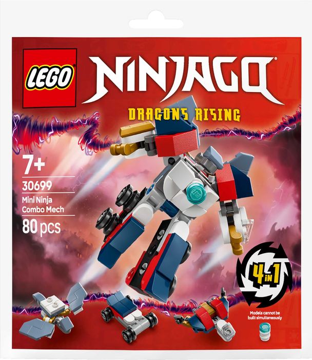 Klocki LEGO Ninjago 30699 Wielofunkcyjny minimech ninja
