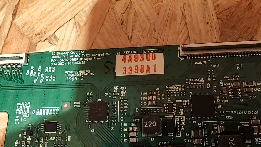 T-con 6870C-0469A V14 42 DRD TM120 Control_Ver 1.4B