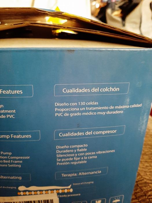 Colchão  anti escaras Mobiclinic.