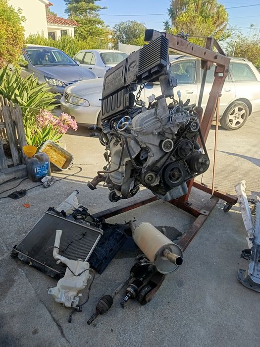 Motor e caixa Mazda 2