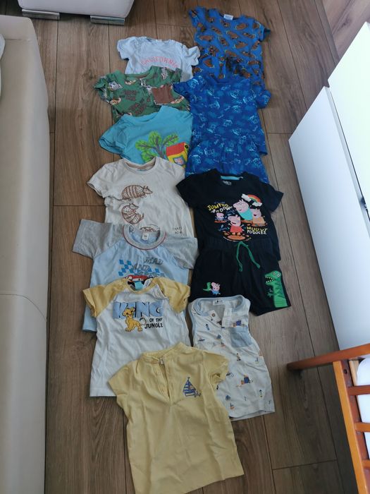 Paka ubranek wiosna/lato 86/92