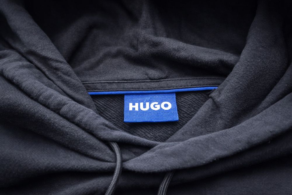 HUGO Boss bluza z kapturem hoodie dres bluzka sweter męska oversize L