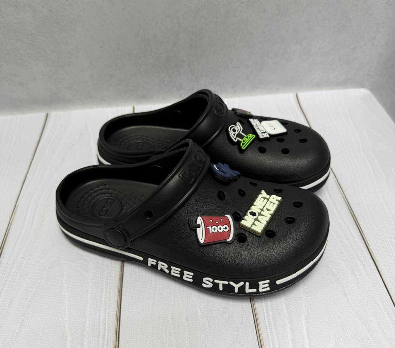 Дитячі сабо крокси crocs  Dago 33-36  чорний