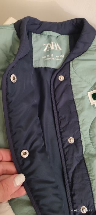 Куртка, бомбер, ветрівка фірмова оригінал Zara 11-12 років 152