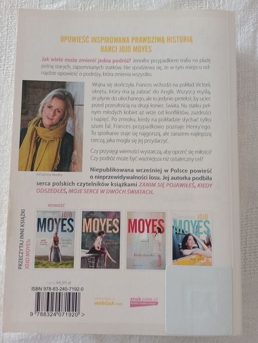 Powieść Jojo Moyes "W samym sercu morza"