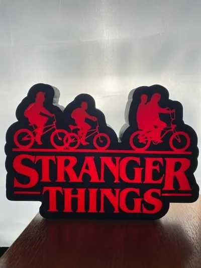 Stranger Things – Light Box LED Decorativa