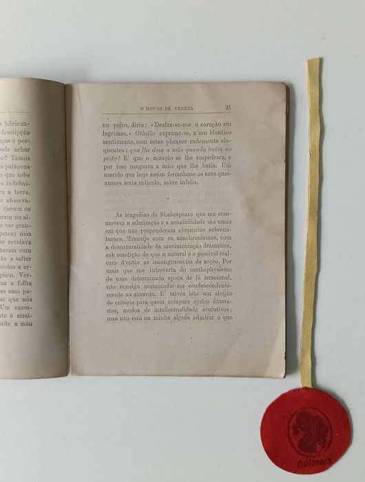 Esbôco de critica: Othello, o Mouro de Veneza, de William Shakespeare