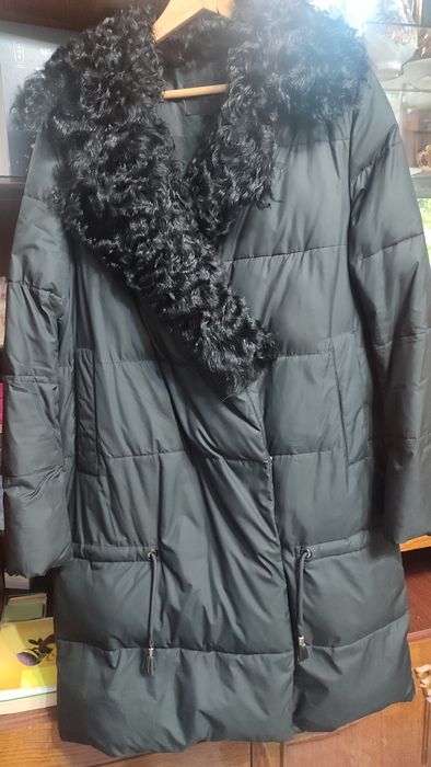 Зимова куртка з натуральним хутром