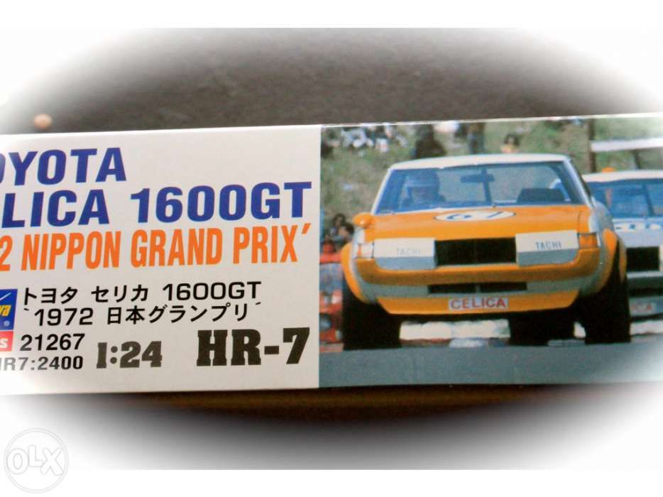Kit modelismo toyota celica 1600gt – hasegawa 1972