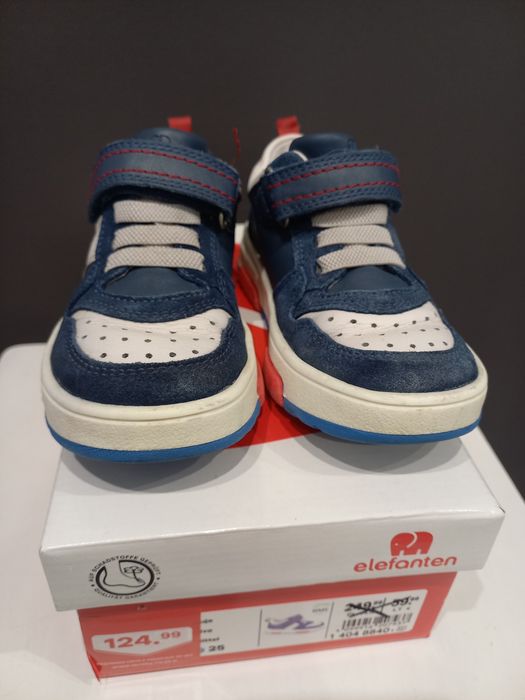 Skórzane sneakersy Elefanten r. 25
