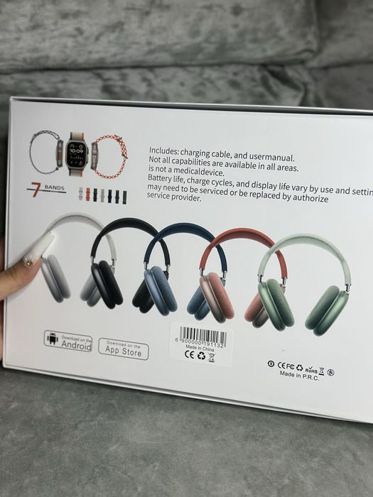 Kit fones com Smartwatch