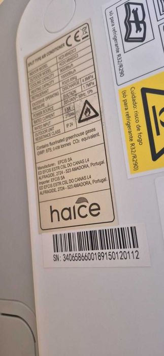 Ar condicionado multisplit Haice ~42000 BTU – 5 unidades – potente