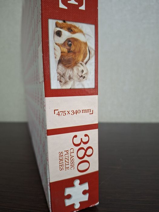 Пазли Danko Toys «Puppy and Kitten» (Цуценя та кошеня), 380 елементів