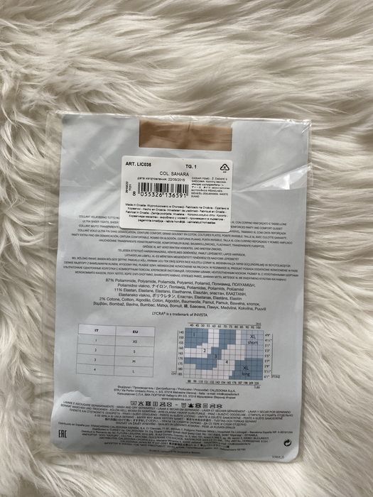 Rajstopy damskie calzedonia XS 8 den