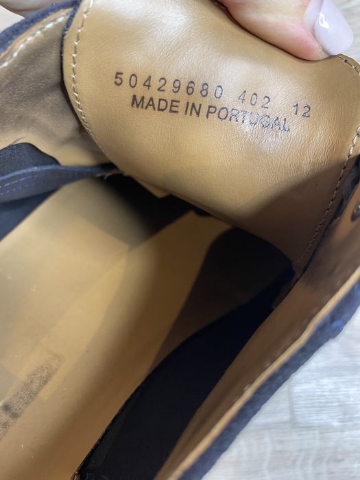 Półbuty zamszowe Hugo Boss 46