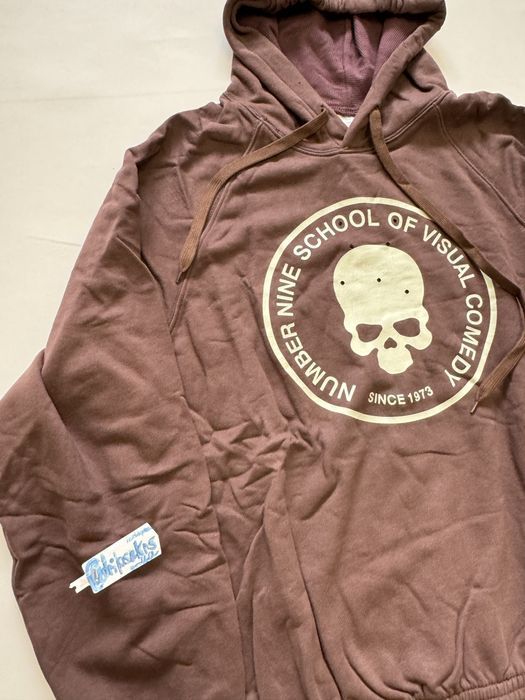 Худи NUMBER NINE school of visual hoodie L rick owens balenciaga alyx