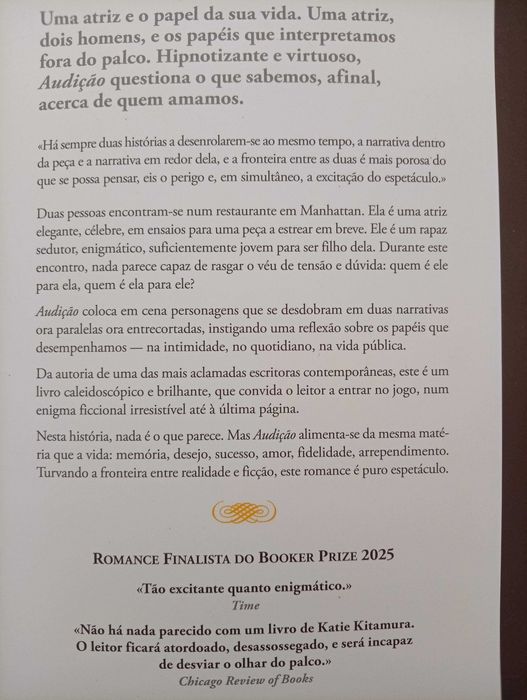 Livro "Audição" por Katie Kitamura