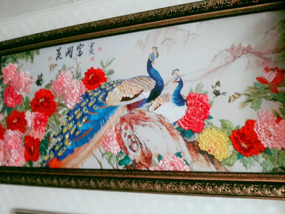 картина павлины super