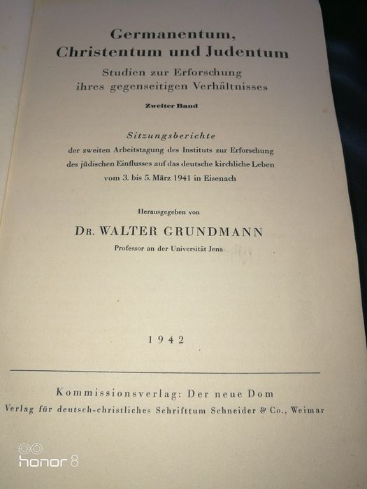 Germanentum Christentum und Judentum