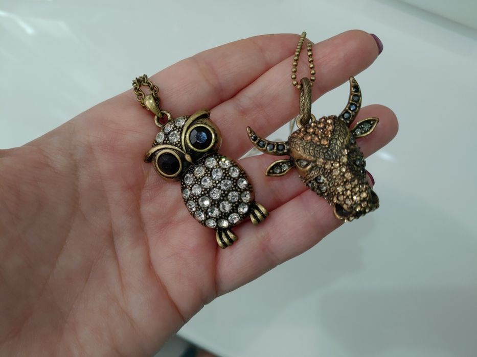 2 naszyjniki By dziubeka i Avon