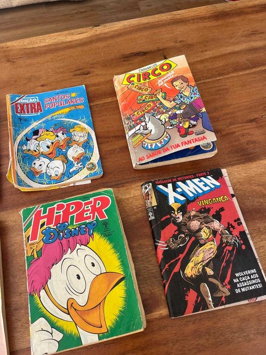 Livros de Banda Desenhada (X-MEN, HOMEM ARANHA, HULK, DISNEY)