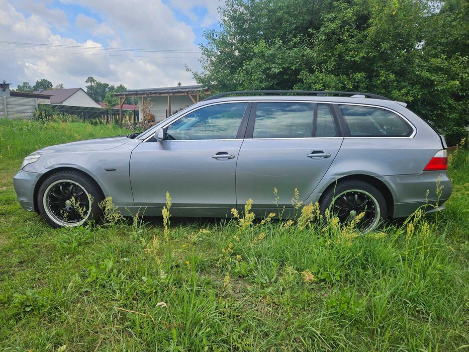 Bmw e61 530xd 231km manual xdrive silbergrau wszystkie czesci!