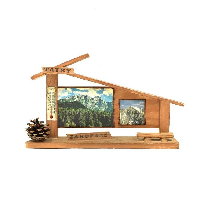 Góralska Pogodynka Tatry Zakopane vintage lata 80 prl domek drewniany