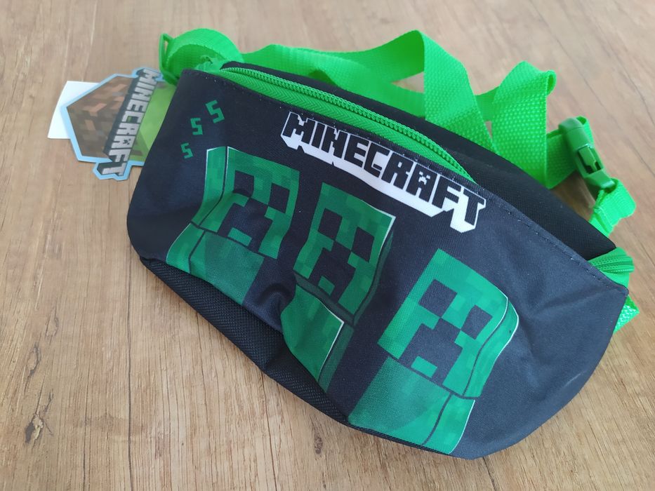 NOWA Saszetka, nerka MINECRAFT z metką
