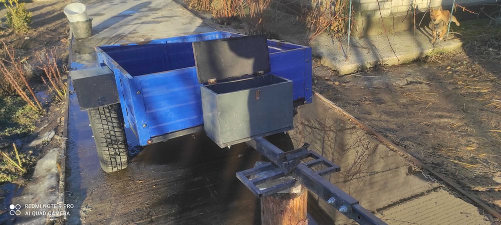 Причіп до мотоблока .