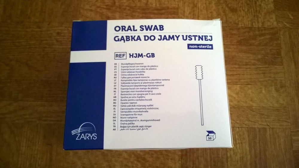 Gąbka do jamy ustnej Oral SWAB aktualne nie wysyłam