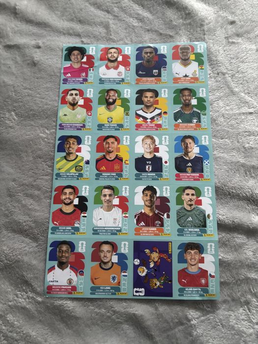 Naklejki FIFA world cup 2026. 20 sztuk