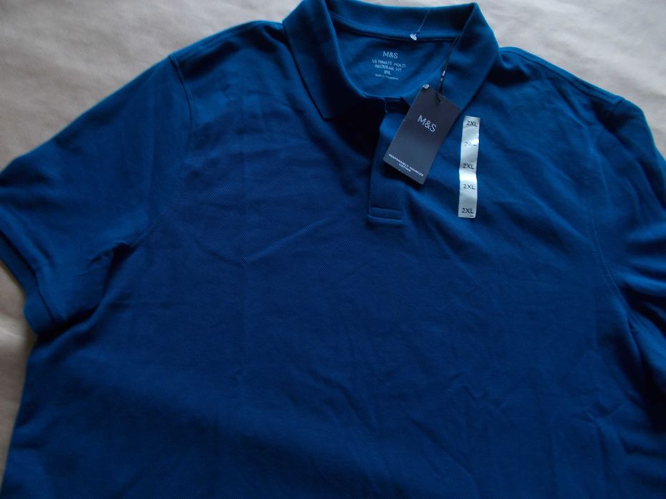 Marks&Spencer Superior Koszulka POLO /krótki rękaw/ 2XL 44/45 cm UK