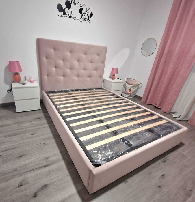 Camas De Casal Estofadas Top de Gama 190x140m Estrado Incluído 199€ !!