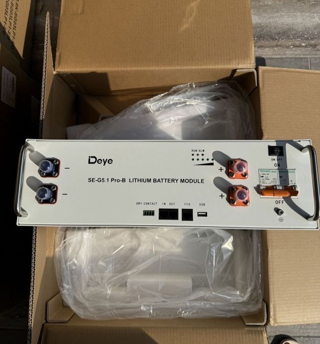 Інвертор гібридний Deye 5kw 6kw 8kw 10kw 12kw  Акумулятор Deye