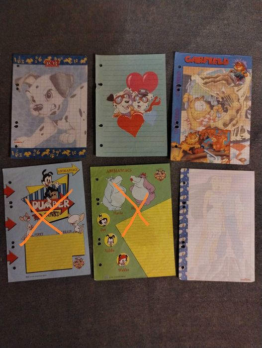 Karteczki do  segregatora