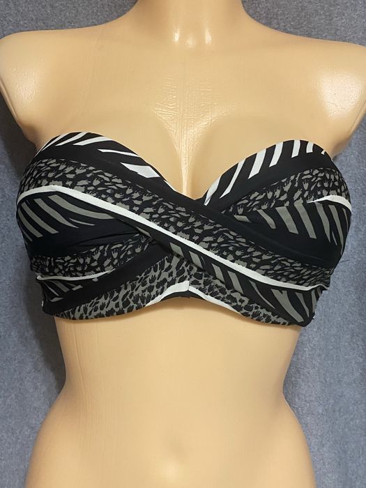 Bruno Banani biustonosz usztywniany góra od stroju 38D zielony czarny