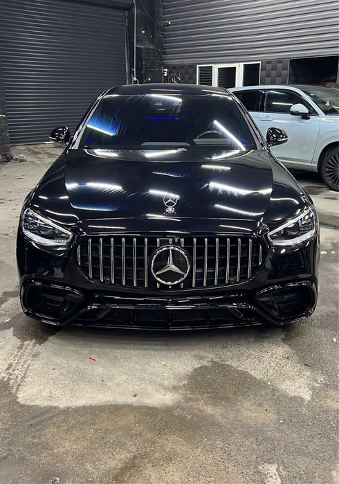 Обвес Бампер передний задний Mercedes Benz W223 S63 Amg решетка
