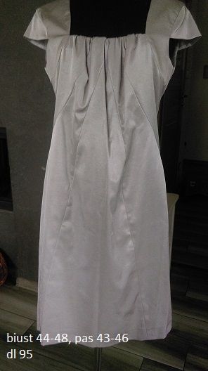 srebrna sukienka xl - 42/44
