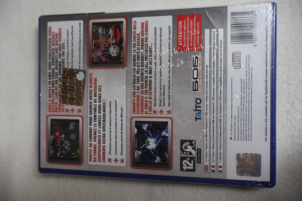 Gra Playstation 2 Ps2 GigaWing Generations Rzadka! Nowa w folii! PAL