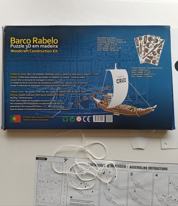 Puzzle 3D Barco rabelo64550985227265121