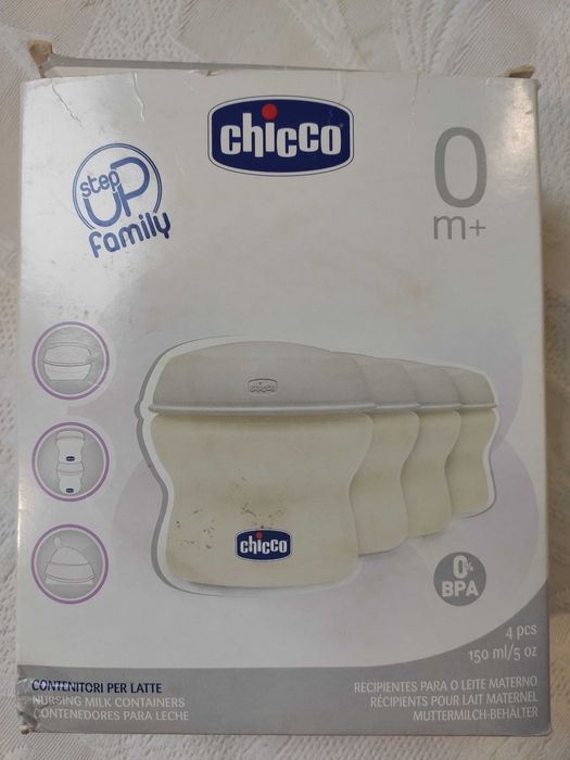 Bomba de Leite Manual Chicco + Recipientes