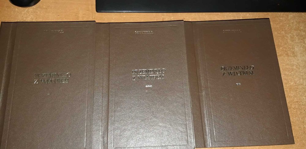 PRZEMINĘŁO Z WIATREM,t.1-3 -MITCHELL- W-wa1977 piękne oprawy