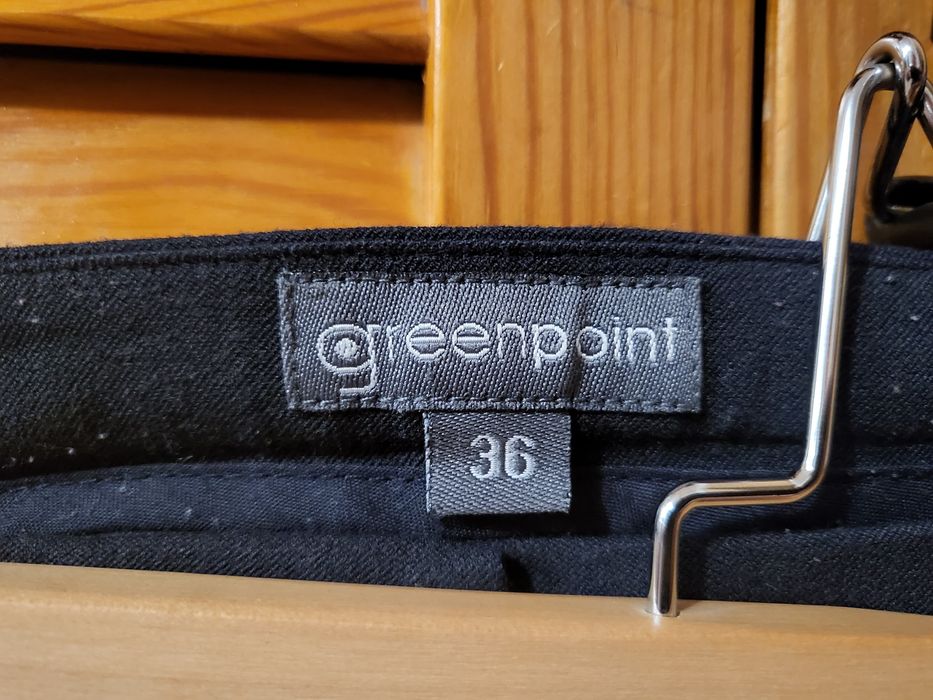 Damskie granatowe spodnie