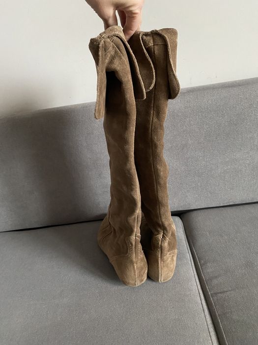 Kozaki skóra zamsz 37-38 Venezia