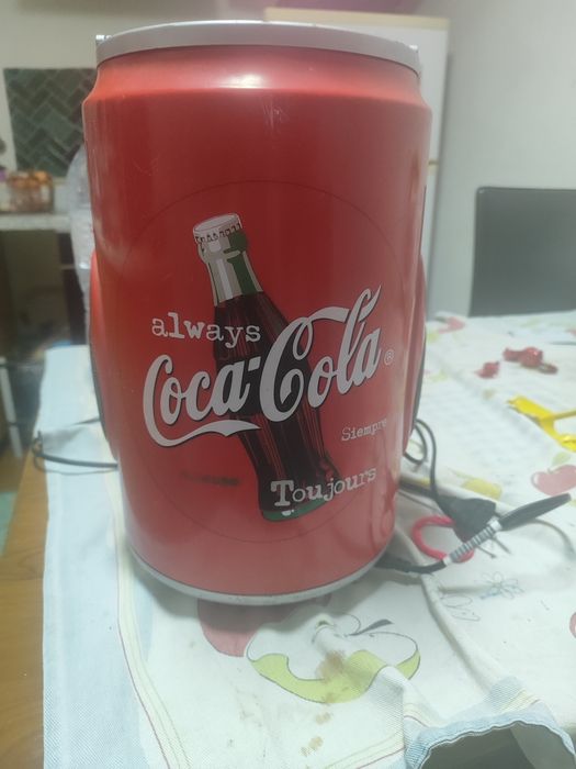 lata de Coca-Cola radio cassetes