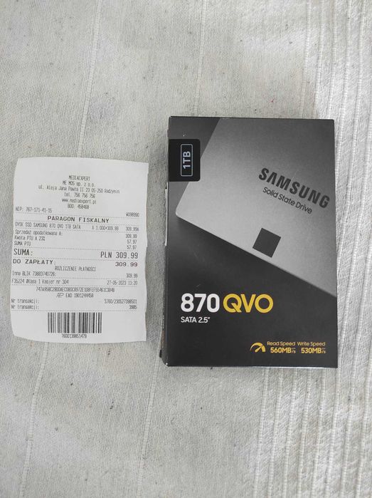 Dysk SSD Samsung 870 QVO 1Tb.
