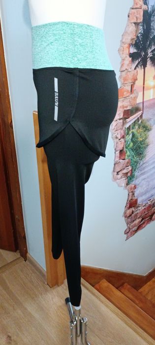 Legginso-Spodenki sportowe Running r.S Nowe