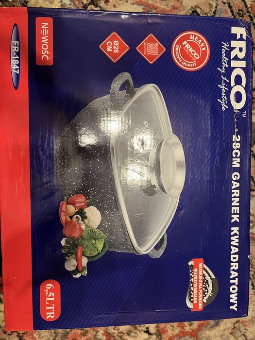 GARNEK Z POKRYWKĄ 6 L o średnicy 28 cm